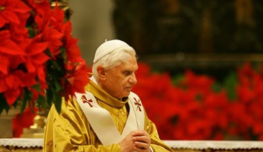 Pasterka z Benedyktem XVI