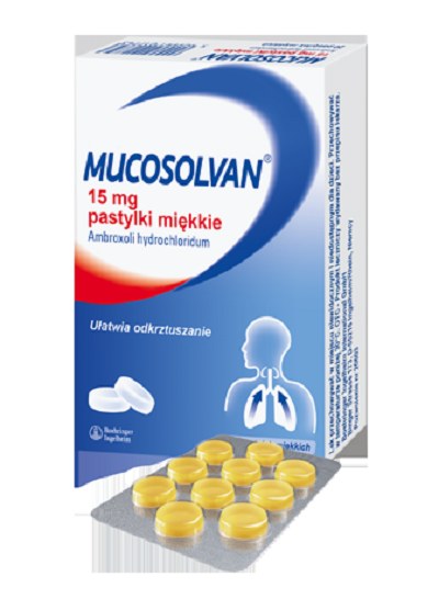 Pastylki miękkie Mucosolvan 15 mg /Informacja prasowa
