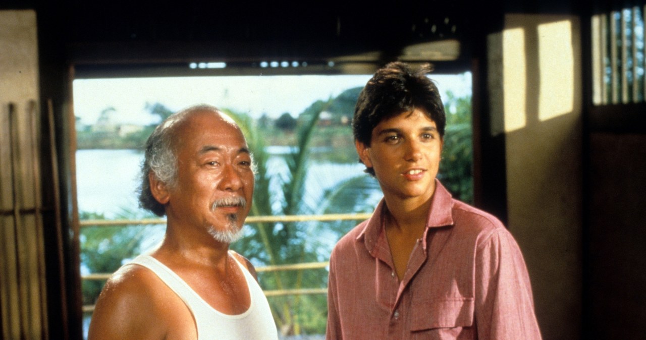 Pat Morita i Ralph Macchio /Columbia Pictures /Getty Images