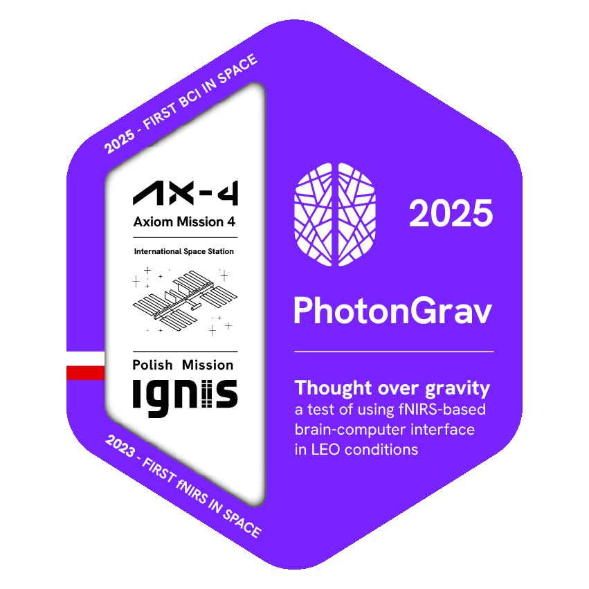 Patch eksperymentu PhotonGrav /Cortivision  /Materiały prasowe