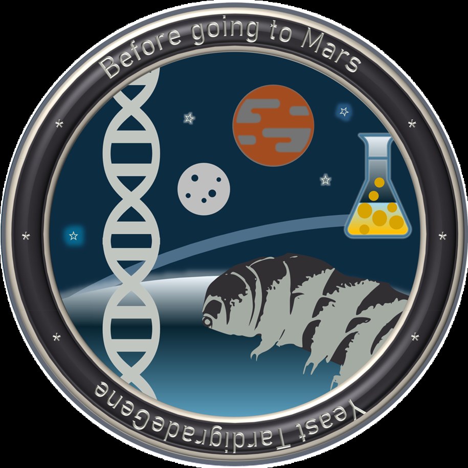 Patch eksperymentu Yeast Tardigrade Gene /POLSA /Materiały prasowe