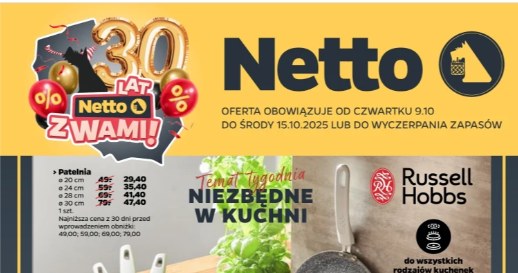 Patelnie, które pokochasz od pierwszego smażenia /Netto /INTERIA.PL