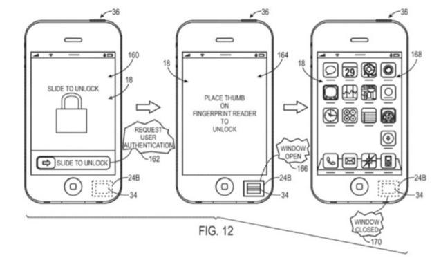 Patent Apple dotyczący zastosowania czytników linii papilarnych /materiały prasowe