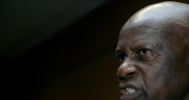Patrick Chinamasa, minister finansów Zimbabwe. Fot. Ekesai  Njikizana /AFP