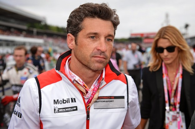 Patrick Dempsey, w tle jego była już żona Jillian Fink / 	David Ebener    /PAP/EPA