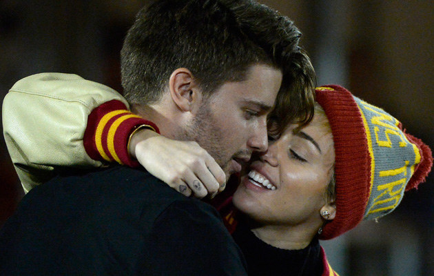 Patrick Schwarzenegger i Miley Cyrus /Harry How /Getty Images