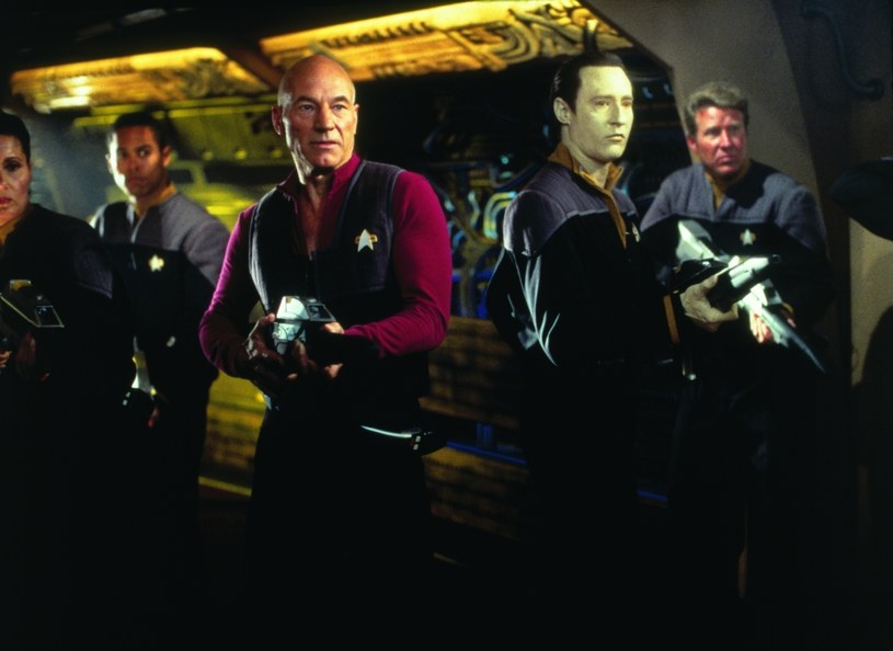 Patrik Stewart w serialu "Star Trek: Następne pokolenie" /Image Capital Pictures / Film Stills /Agencja FORUM