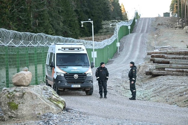 Patrol na granicy fińsko-rosyjskiej /Kimmo Brandt /PAP/EPA