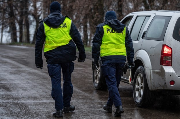 Patrol policji w Przewodowie /Wojtek Jargiło /PAP