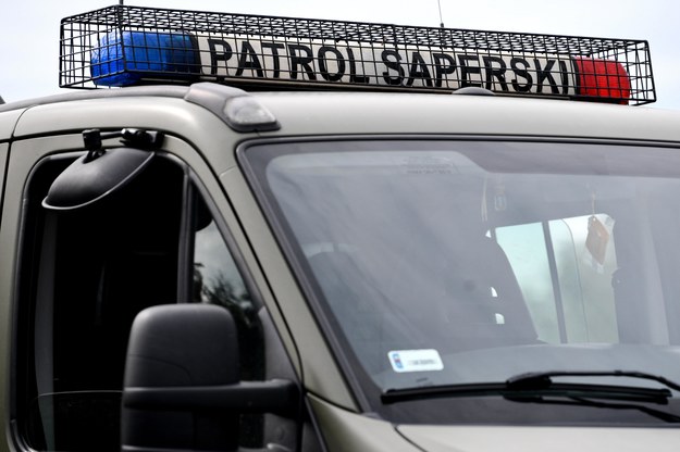 Patrol Saperski zabezpieczył plac budowy /Darek Delmanowicz /PAP