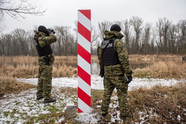 Patrol straży granicznej przy granicy polsko-białoruskiej /Wojtek Jargiło /PAP