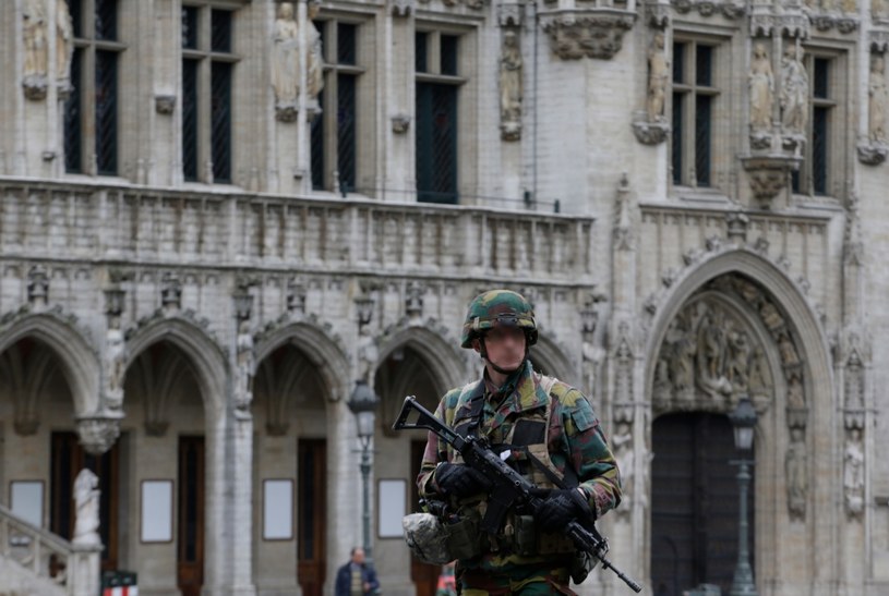 Patrol w Brukseli, zdjęcie ilustracyjne /AFP