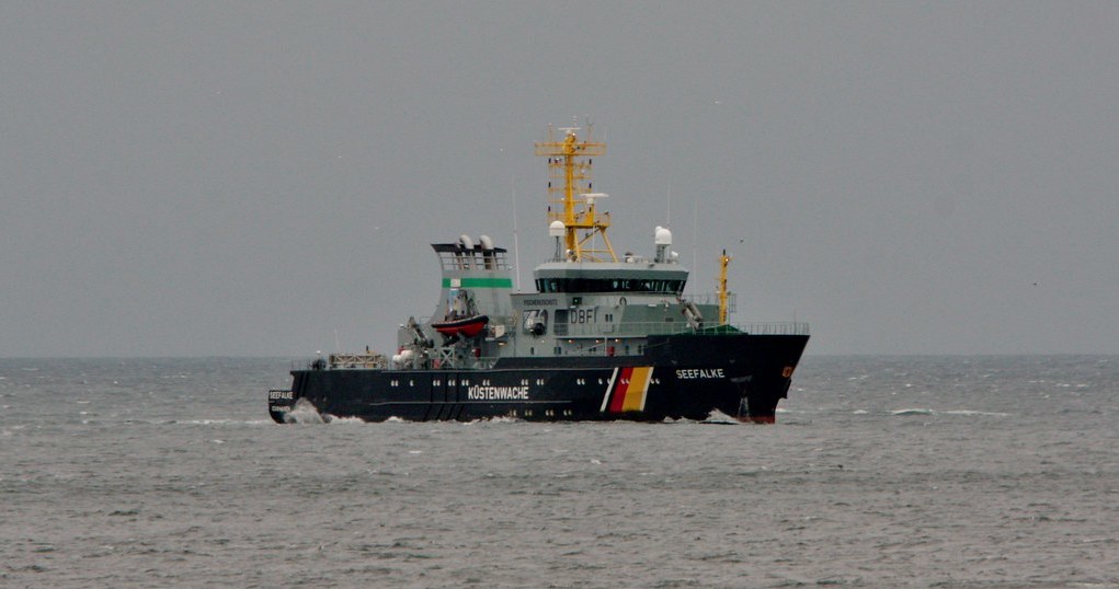 Patrolowiec Seefalke w morzu /domena publiczna