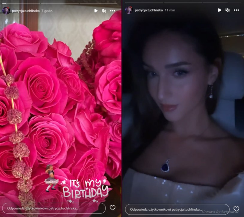 Patrycja Tuchlińska obchodzi 28 urodziny! /screen z InstaStory / @patrycja.tuchlinska /Instagram