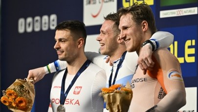 Patryk Rajkowski ze srebrem na ME w kolarstwie torowym