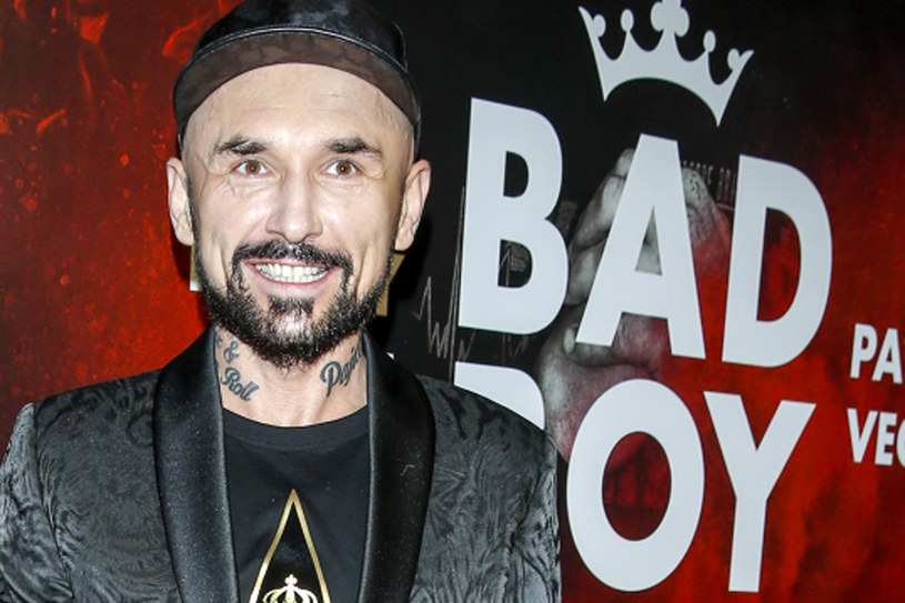 Patryk Vega na premierze filmie "Bad Boy" /AKPA