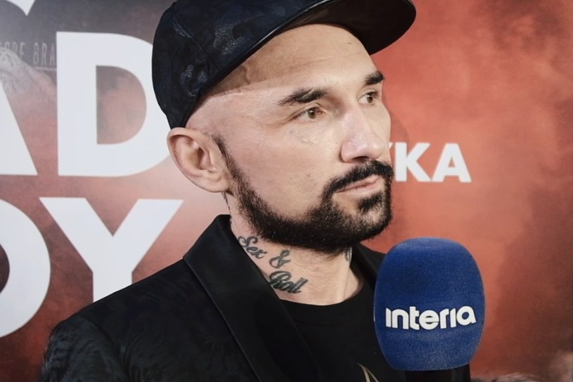 Patryk Vega na premierze filmu "Bad Boy" /INTERIA.PL