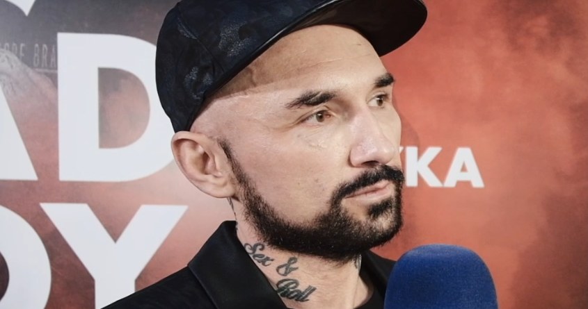 Patryk Vega na premierze filmu "Bad Boy" /INTERIA.PL