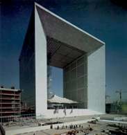 Paul Andreu, Wielki Łuk (Grande Arche) w dzielnicy La Défense, Paryż /Encyklopedia Internautica