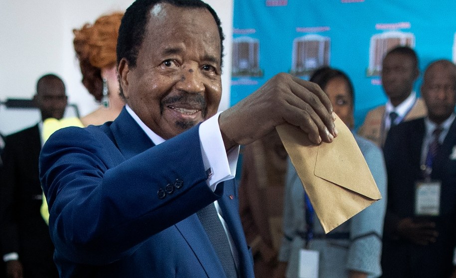 Paul Biya na zdjęciu z 2018 r. /NIC BOTHMA /PAP/EPA