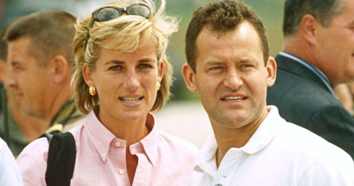 Paul Burrell i księżna Diana /- /East News