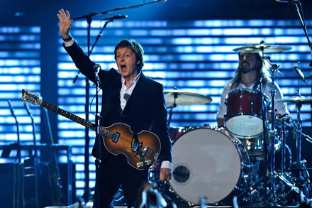 Paul McCartney i Dave Grohl fot. Kevin Winter /Getty Images/Flash Press Media