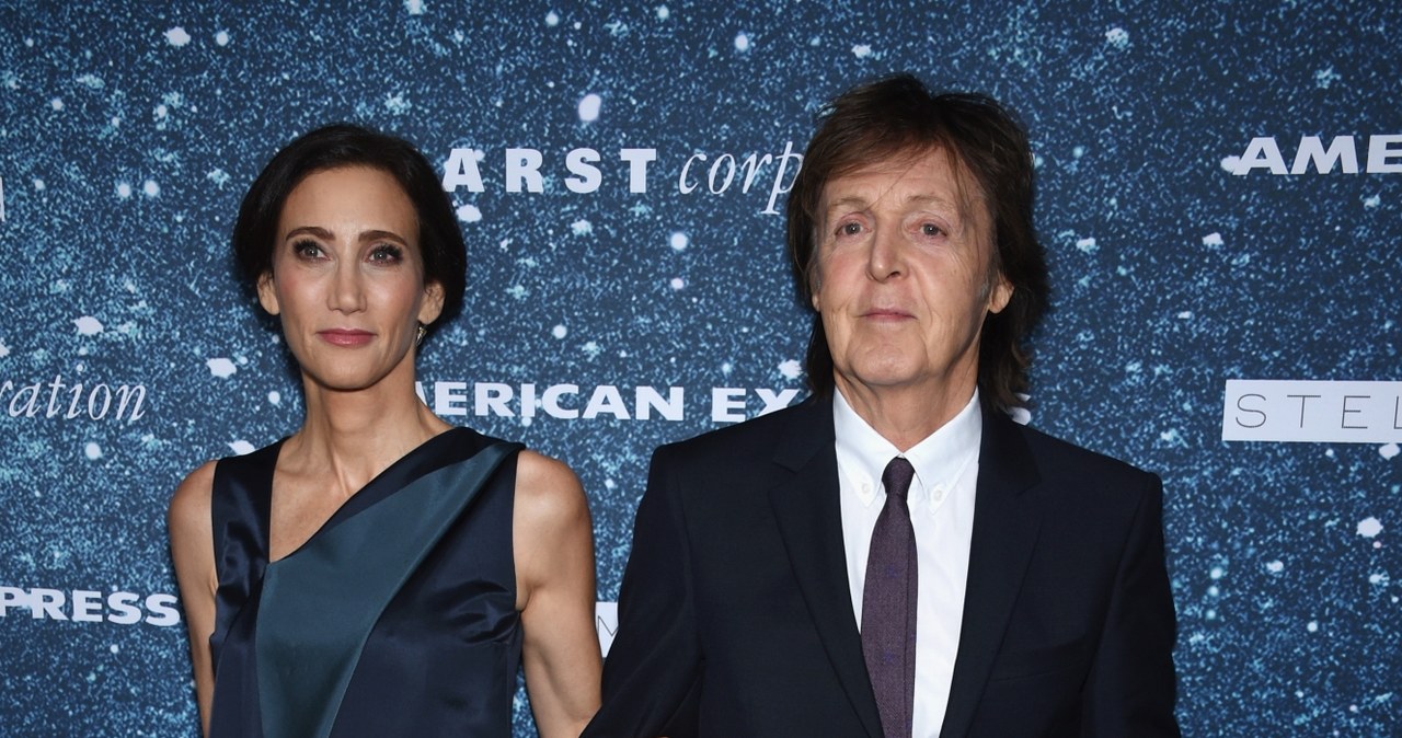 Paul McCartney z trzecią żoną Nancy Shevell /Dimitrios Kambouris /Getty Images