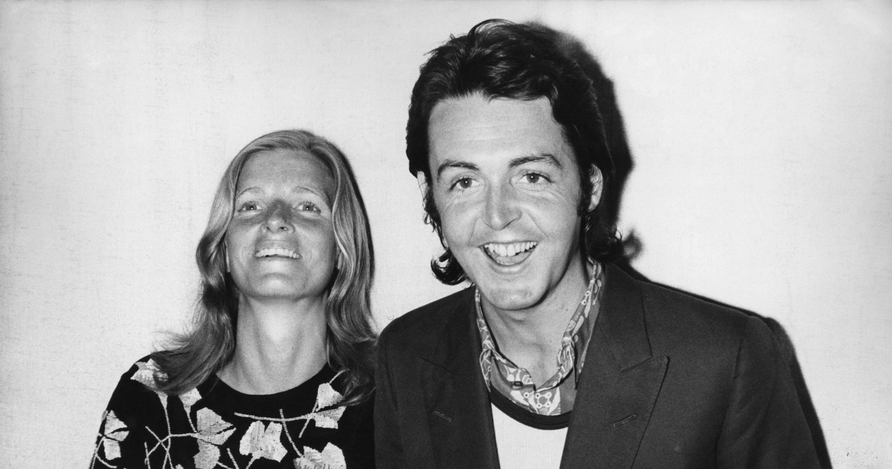 Paul McCartney z żoną Lindą McCartney /Keystone /Getty Images