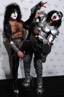 Paul Stanley i Gene Simmons (Kiss) /arch. AFP