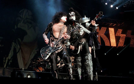 Paul Stanley i Gene Simmons (Kiss) /arch. AFP