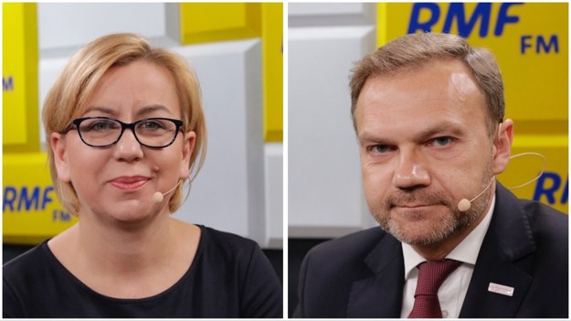 Paulina Hennig-Kloska i Artur Warzocha /Michał Dukaczewski /RMF FM