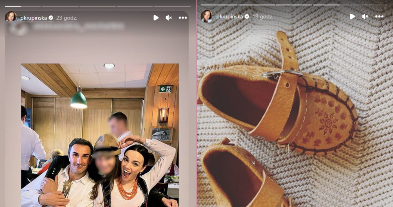 Paulina Krupińska i Sebastian Karpiel Bułecka /screen z Instastory @pkrupinska /Instagram