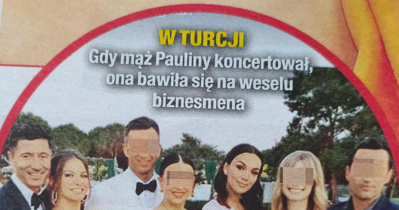 Paulina Krupińska na tureckim weselu bawiła się z Lewandowskimi. Fot. Na Żywo /materiał zewnętrzny