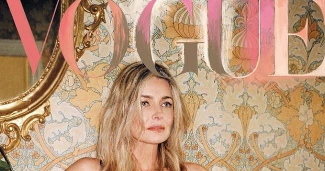 Paulina Porizkova na okładce "Vogue'a" /materiał zewnętrzny