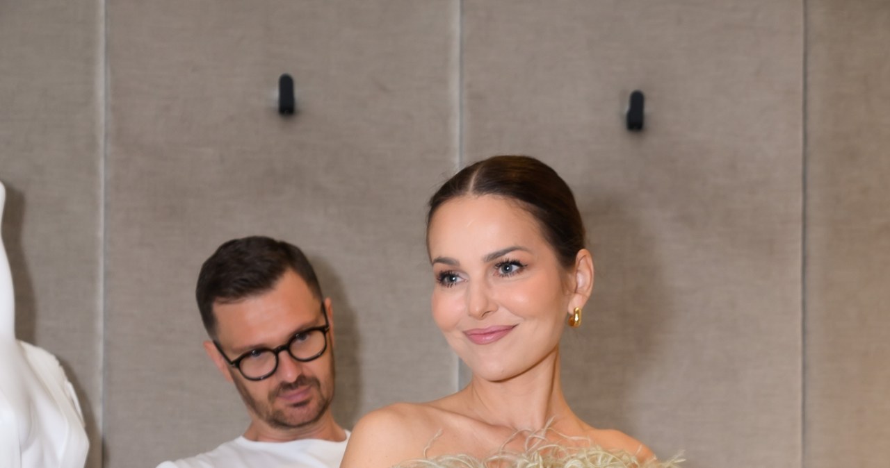Paulina Sykut-Jeżyna w kreacji Macieja Zienia /Polsat /materiały prasowe