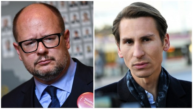 Paweł Adamowicz i Kacper Płażyński /Adam Warżawa /PAP