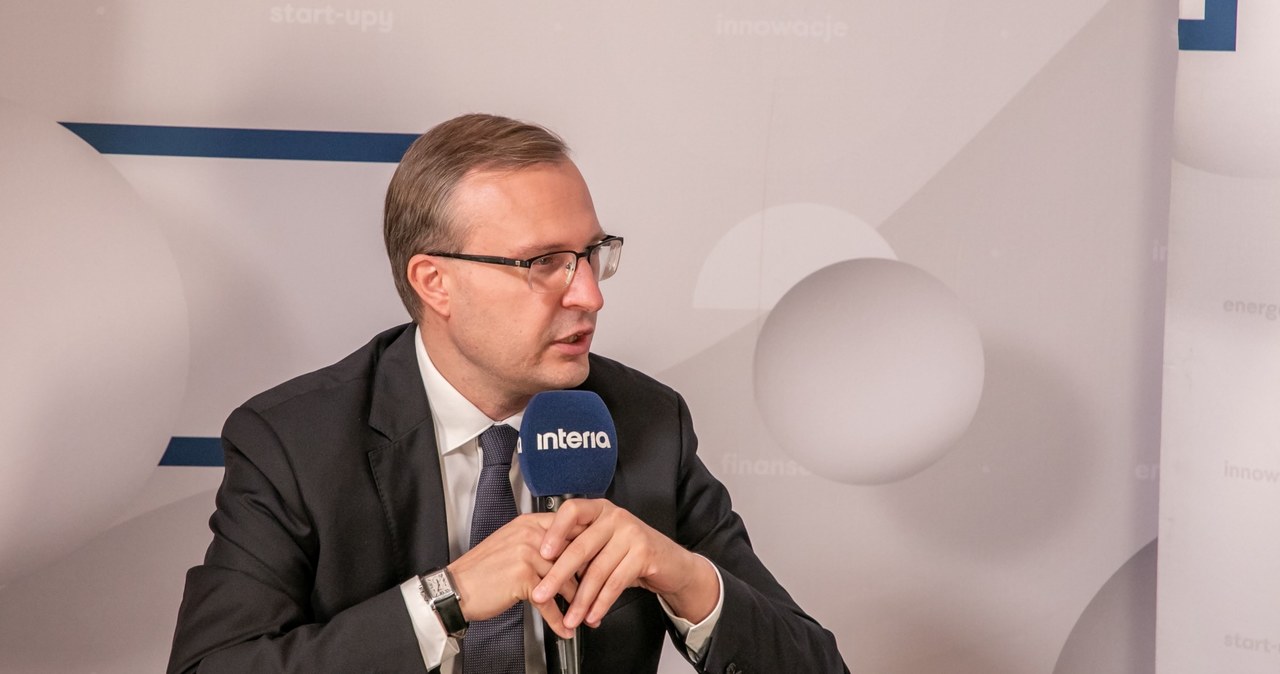 Paweł Borys, prezes PFR, wskazuje co grozi Polsce w przypadku inwazji Rosji na Ukrainę /Ireneusz Rek /INTERIA.PL