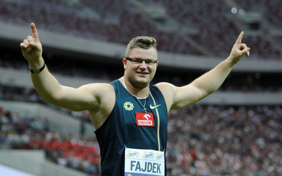 Paweł Fajdek z rekordem Polski 83,48 wygrał konkurs rzutu młotem podczas lekkoatletycznego Memoriału Kamili Skolimowskiej w Warszawie /Bartłomiej Zaborowski /PAP/EPA