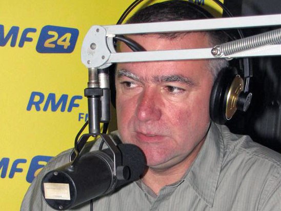 Paweł Graś w trójmiejskim studiu RMF FM. &nbsp; /Fot. Wojciech Jankowski /RMF FM