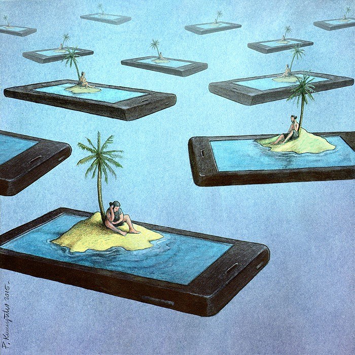 Paweł Kuczyński, "islands" /web.facebook.com/pawelkuczynskiart/P /archiwum prywatne