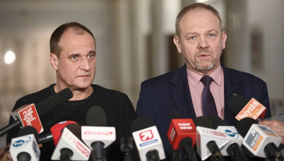 Paweł Kukiz i Jerzy Kozłowski /Leszek Szymański /PAP