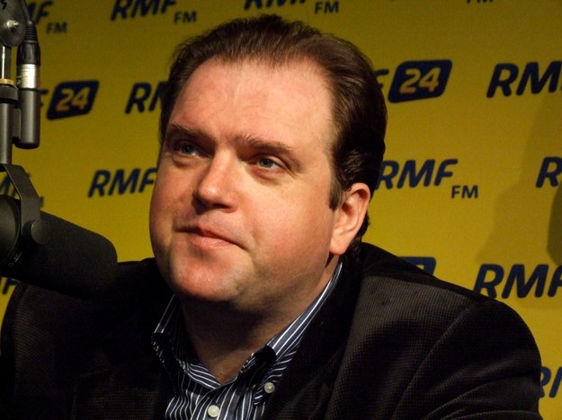 Paweł Piskorski w warszawskim studiu RMF FM &nbsp; /Fot. Olga Wasilewska /RMF FM