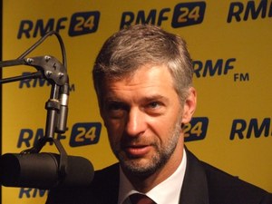 Paweł Poncyljusz w warszawskim studiu RMF FM &nbsp; /Fot. Olga Wasilewska /RMF FM
