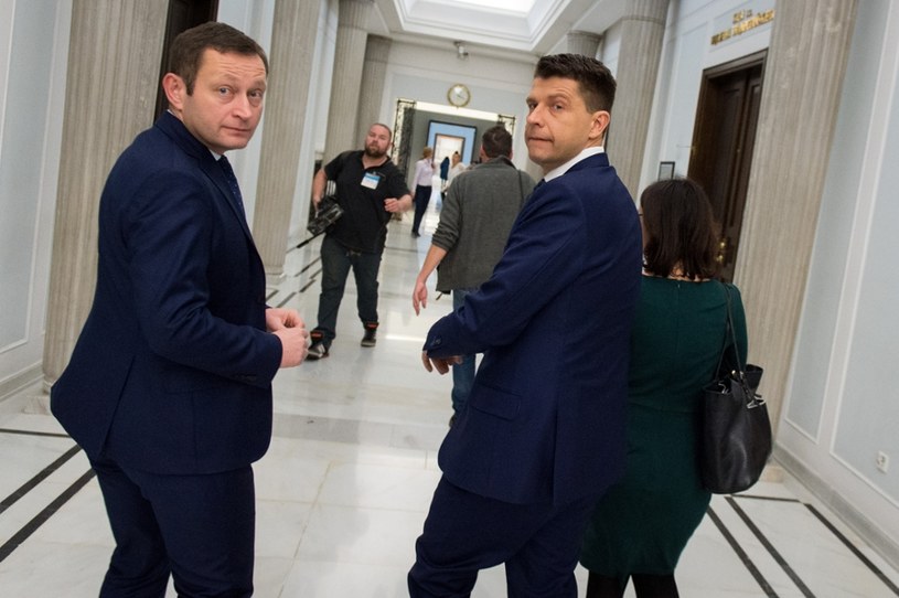 Paweł Rabiej i Ryszard Petru /Jacek Domiński /Reporter
