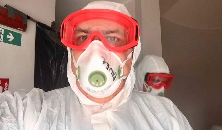 Paweł Szczuciński, psychiatra, uczestnik misji Fundacji PCPM we Włoszech /