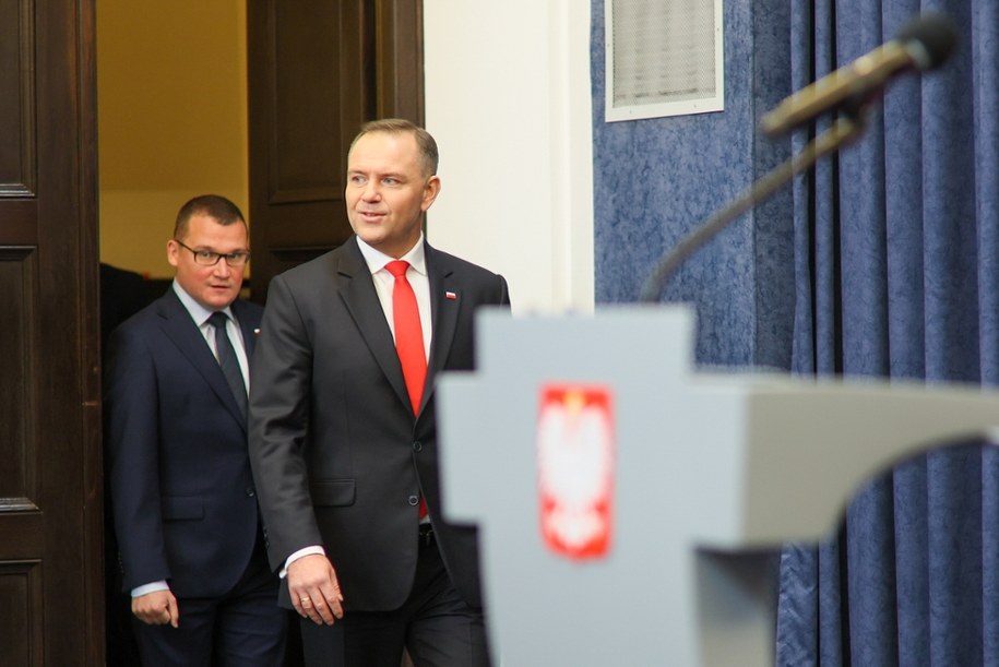 Paweł Szefernaker i Karol Nawrocki /Leszek Szymański /PAP