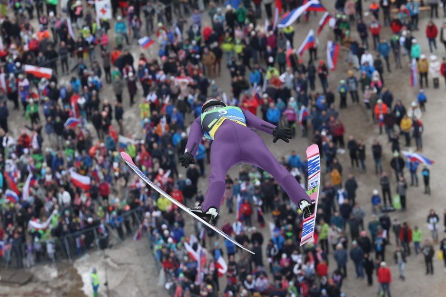 Paweł Wąsek w Planicy /	Grzegorz Momot   /PAP