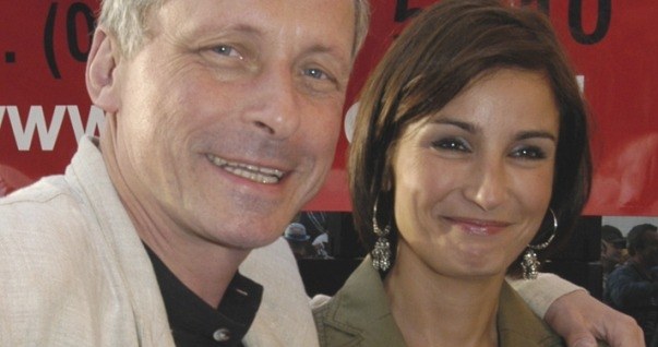 Paweł Wawrzecki i Joanna Brodzik w 2004 roku /Mikulski /AKPA