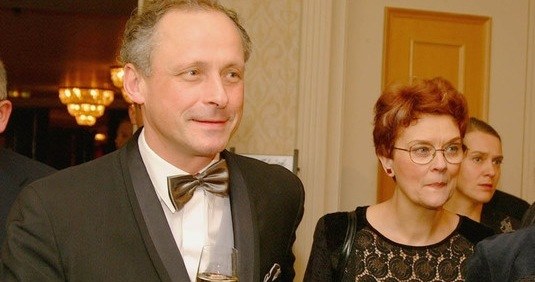 Paweł Wawrzecki i śp. Barbara Winiarska /AKPA