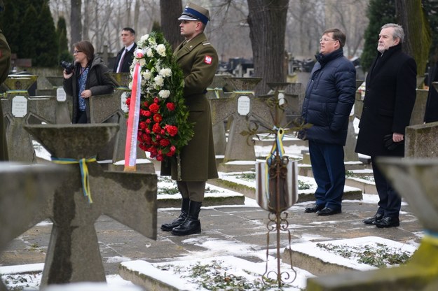 Pawło Rozenko i Piotr Gliński / 	Jakub Kamiński    /PAP